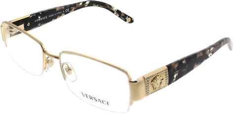 versace glasses made in italy frames rose gold and dimonds